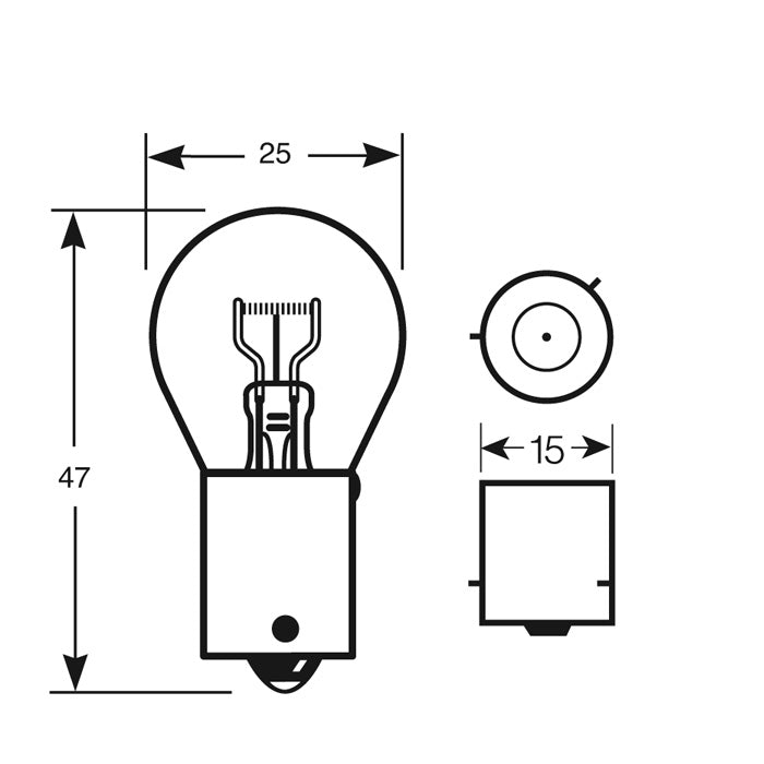 P21W BAU15s